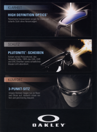 Oakley Klarheit Schutz und Komfort