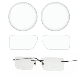 Brillengläser einarbeiten in bestellte Randlos-Fassung